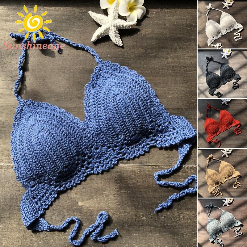 Áo Mặc Ngoài Bikini Bằng Cotton Pha Phối Họa Tiết Thủ Công 6 Màu Thoải Mái Thời Trang Mùa Hè Cho Nữ