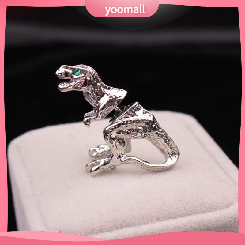 [YM] Khuyên Tai Xỏ Hình Khủng Long Ba Chiều Cá Tính Thời Trang Harajuku