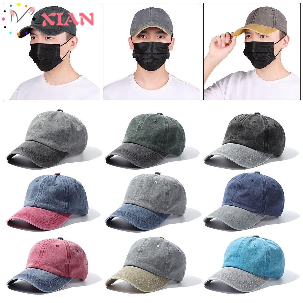 XIANTIN Mũ Lưỡi Trai Chống Nắng Phong Cách Vintage Cho Nam Và Nữ