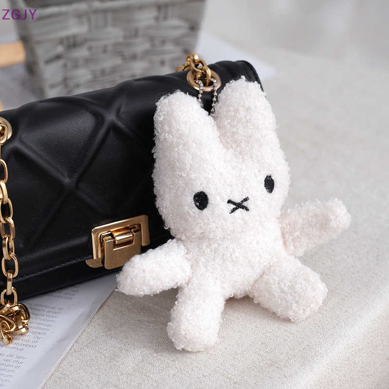 Móc Khóa Thỏ Nhồi Bông ZGJY Miffy Dễ Thương Mới