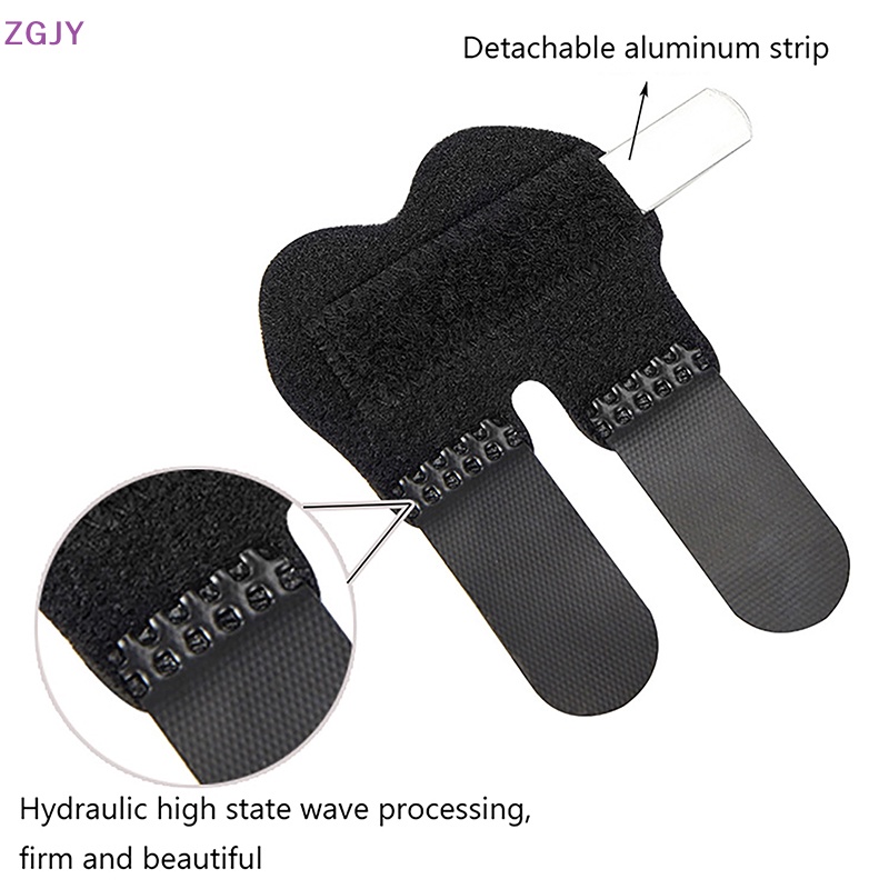 1 Đai Nẹp Ngón Tay Bằng Nhôm Hỗ Trợ Chỉnh Hình Giảm Đau Kèm Băng Cố Định Mới