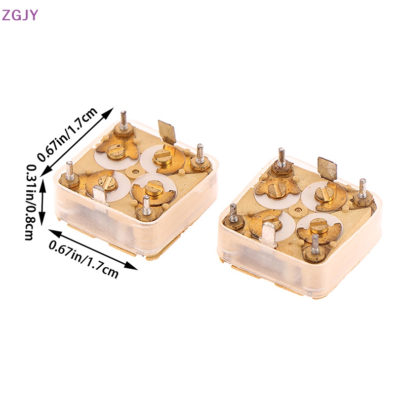 Set 2 Tụ Điện Phân Loại Môi Trường 444HF 17 * 17 * 8mm