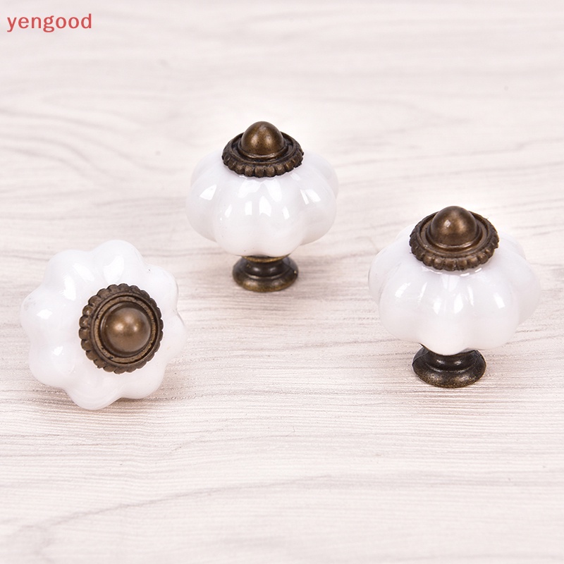 Set 10 Tay Nắm Cửa Tủ / Ngăn Kéo Phong Cách Vintage