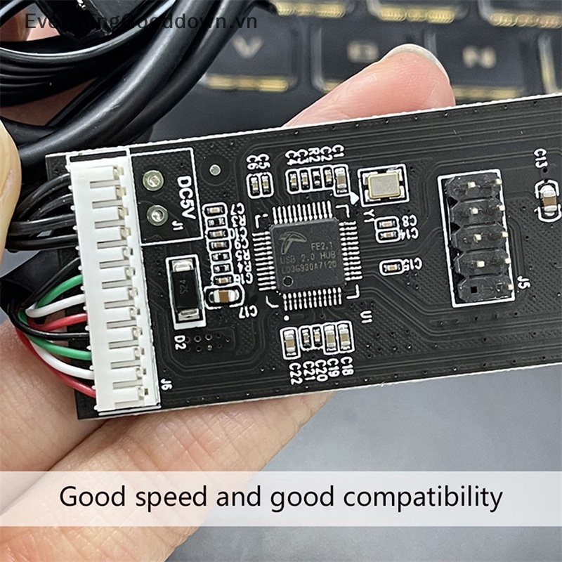 Everthingood Bo Mạch Chủ Kết Nối USB 2.0 Hub 1 Sang 4 Dây Cáp