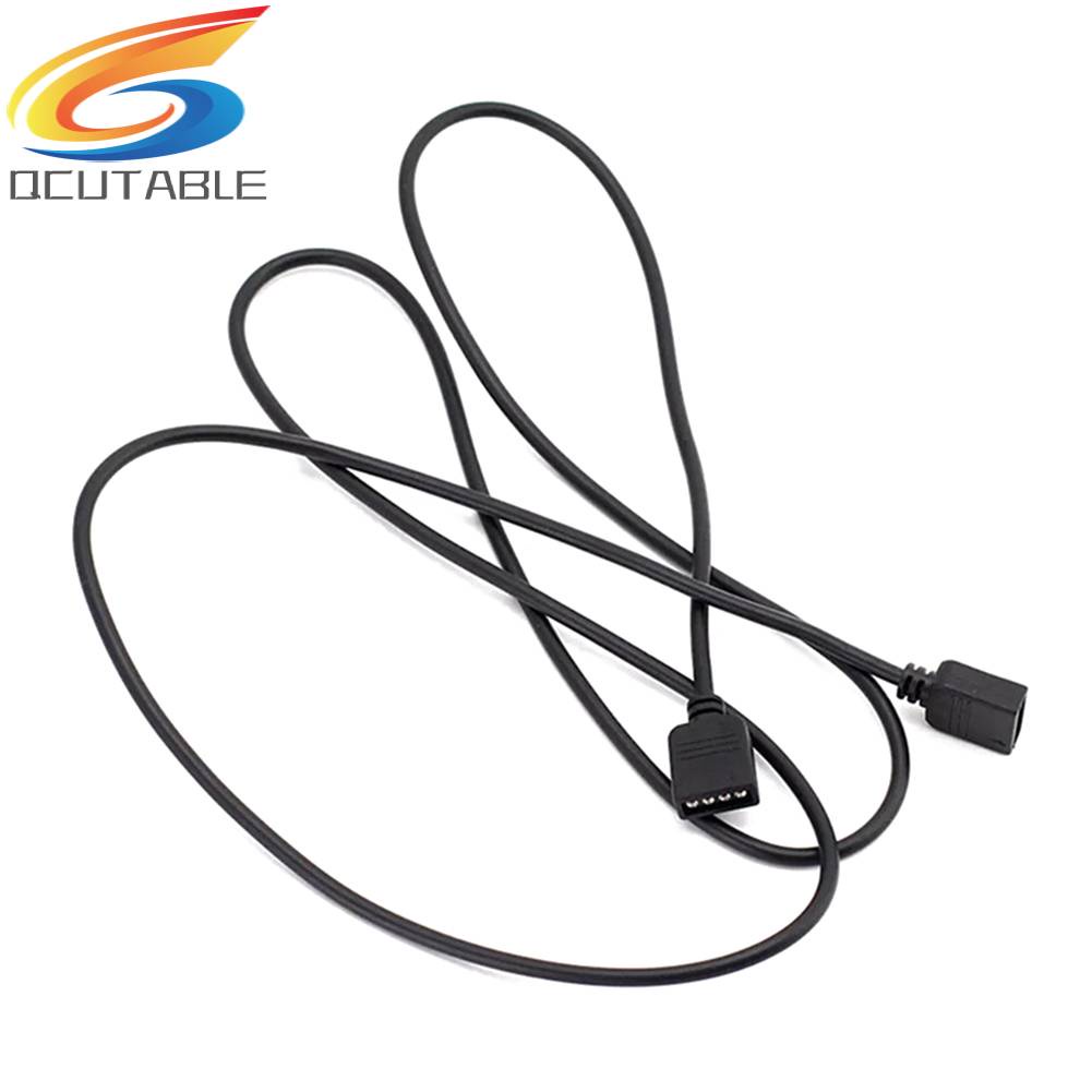 Cáp Nối Dài Đèn LED RGB 5050 3528 4Pin Màu Đen