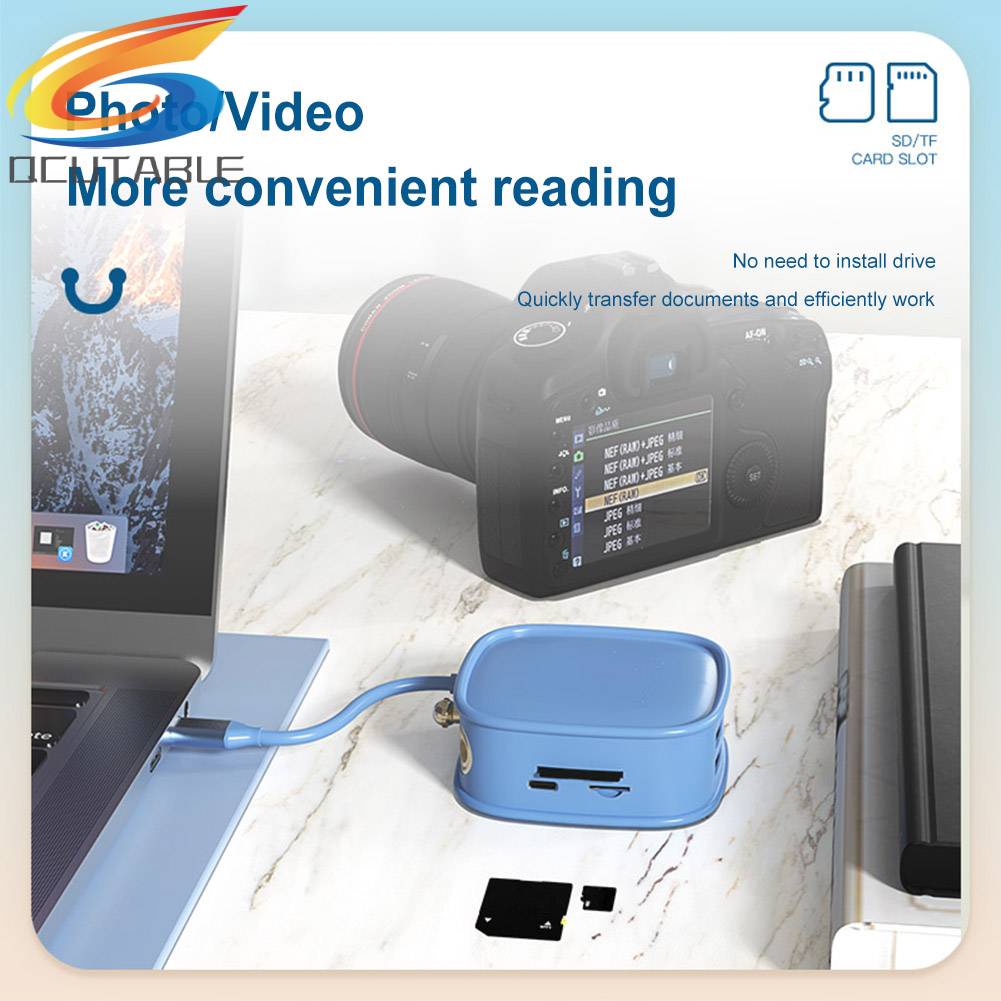 Bộ Chia Cổng Sạc USB 10 Trong 1 Hình Túi Xách