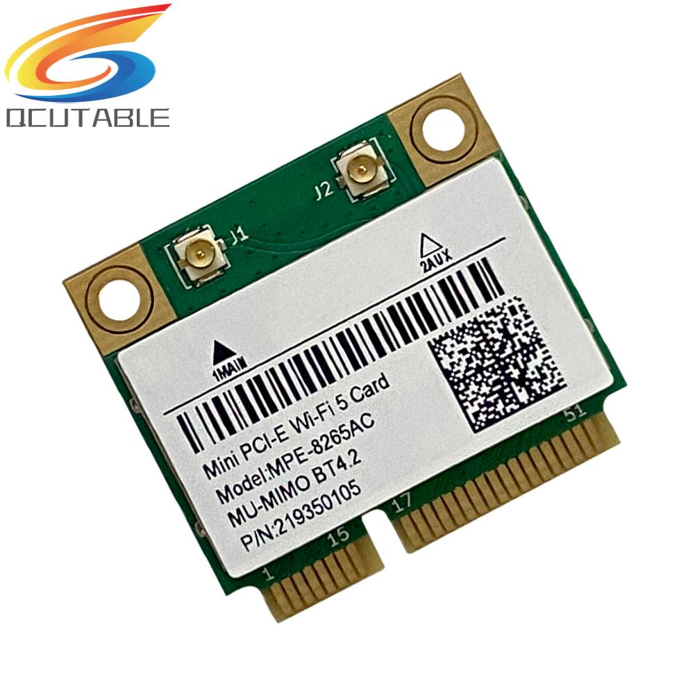 Thẻ Mạng Không Dây 1200M MC8265 Băng Tần Kép 2.4GHz 5GHz Mini PCIe