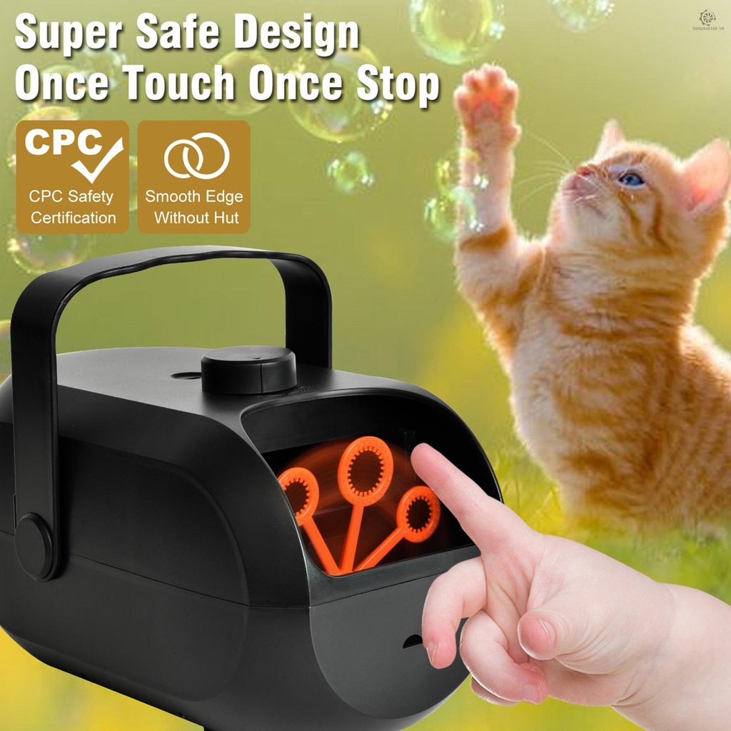 Máy Thổi Bong Bóng Tự Động 4800 + Mỗi Phút Cho Trẻ Em