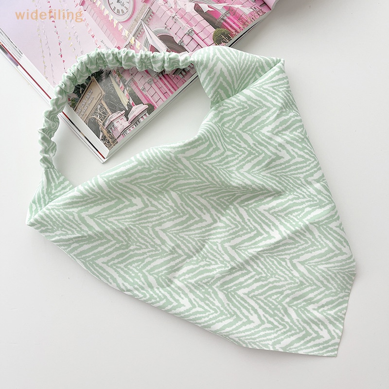 Băng Đô Bandana Co Giãn Họa Tiết Sọc Nhiều Màu Sắc Thời Trang Dành Cho Nữ