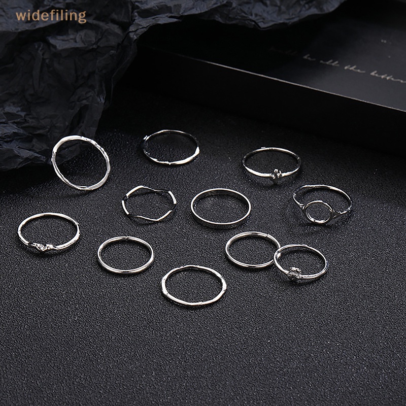 Set 11 Nhẫn Hở Phong Cách Bohemian Thời Trang Cho Nữ