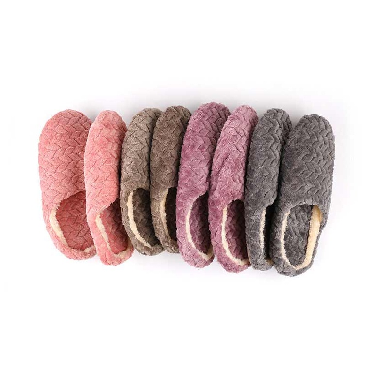 New 1 pair Ladies Women Winter Warm Lined Bedroom House Slippers Shoes
