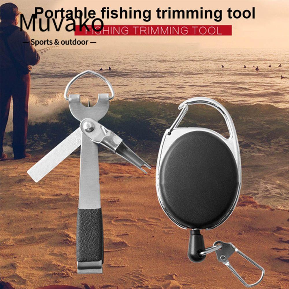 MUVAKO Kìm Thắt Dây Câu Cá Bằng Thép Không Gỉ