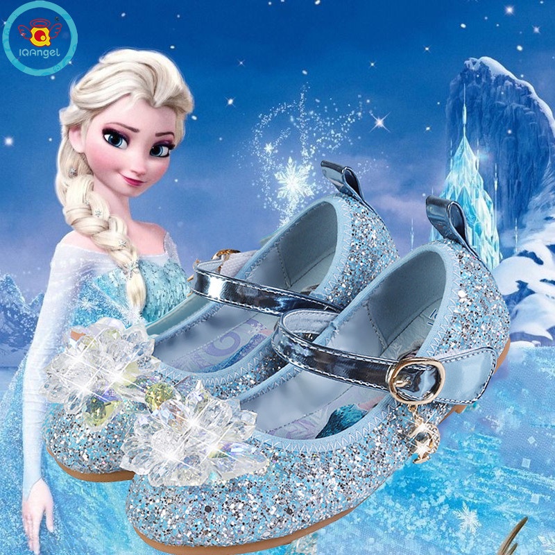 Giày Búp Bê Công Chúa Đính Pha Lê Đế Bằng Mềm Mại Thời Trang Cho Bé Gái