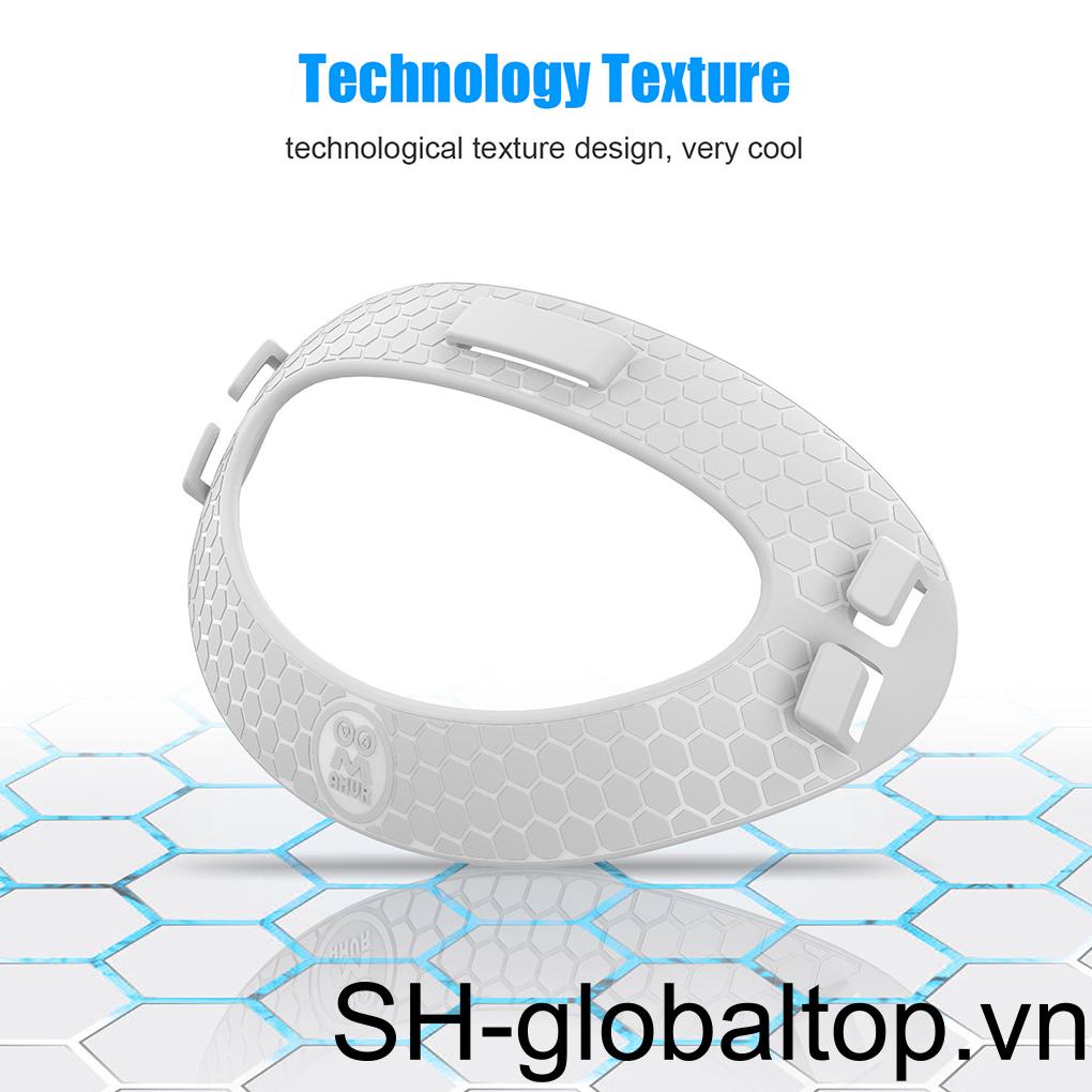 Đệm Bọc Đầu Và Cổ Bằng TPU Mềm Màu Đen Có Thể Giặt Rửa Và Tái Sử Dụng Cho Tay Cầm Chơi Game VR