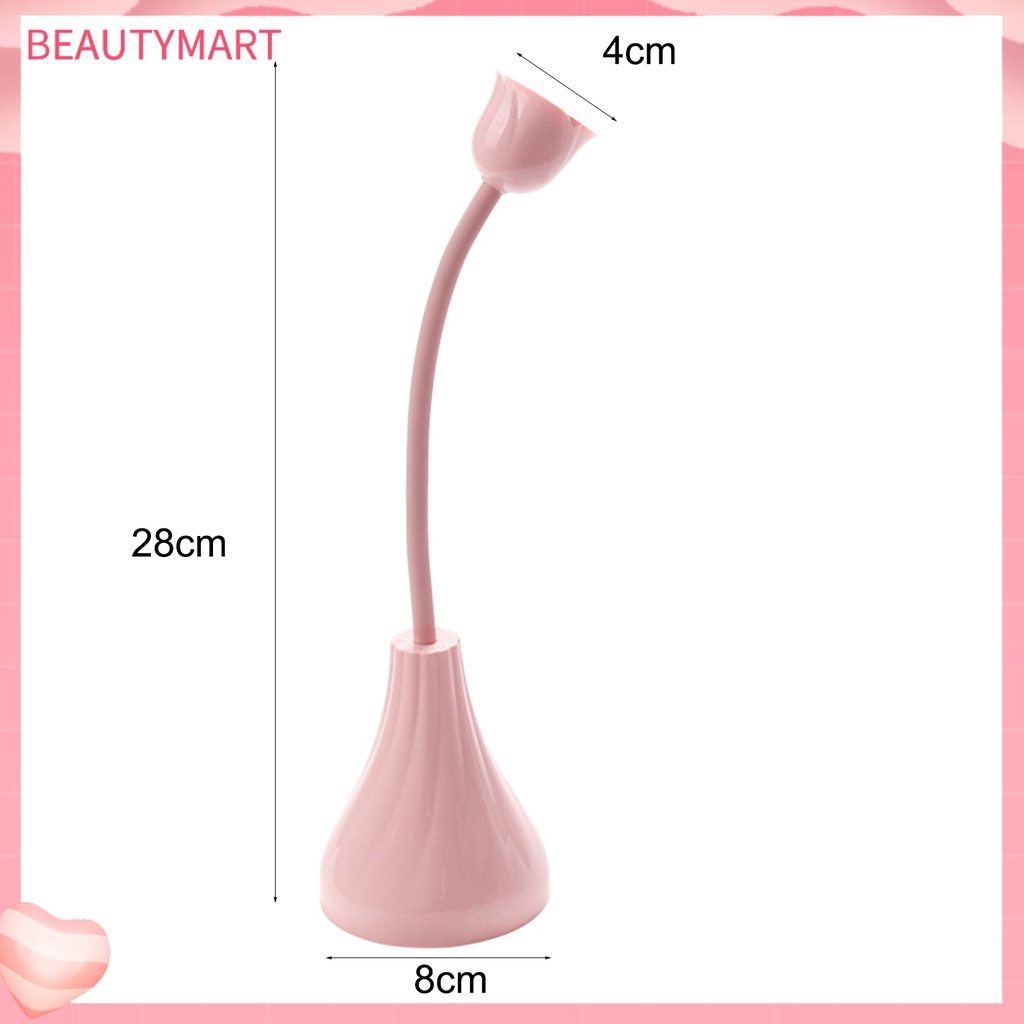 Đèn Sấy Khô Móng Tay Nhanh Chóng Nhẹ Nhàng Hình Lọ Hoa Mini Không Dây Cho Nữ