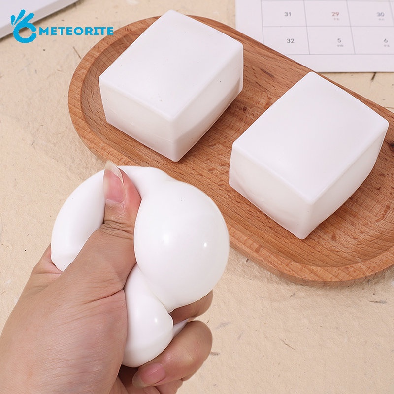 1 Đồ Chơi Bóp Giảm Căng Thẳng Mềm Mại Hình Đậu Phụ