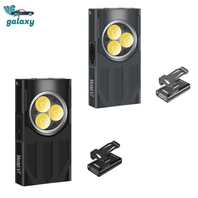 Galaxy Đèn Pin Mini Đa Năng 1100lm Bằng Hợp Kim Nhôm Có Móc Khóa Nam Châm