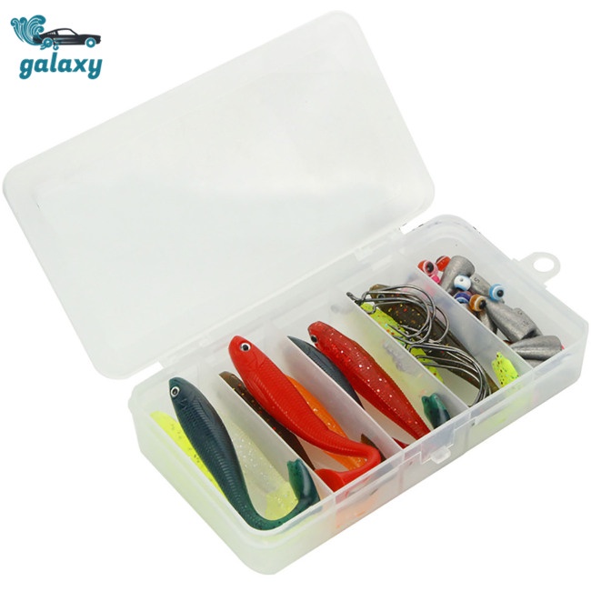 Galaxy Set 50 Mồi Giả Nhử Cá Hình Chữ T Chất Lượng Cao