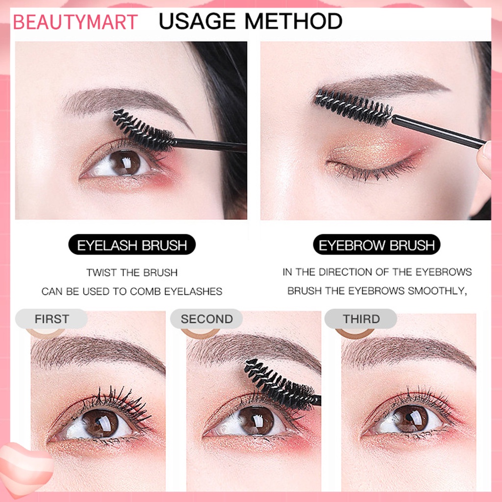 Set 100 Cọ Chuốt Lông Mi Thiết Kế Xoắn Ốc Dùng Một Lần