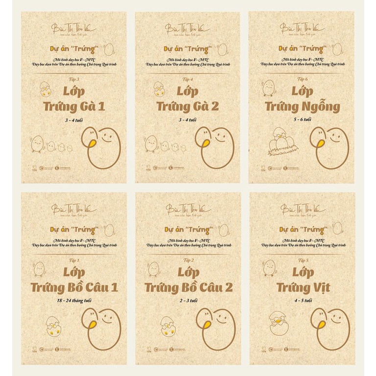 Sách - Lẻ bộ Dự án Trứng - Mô hình V – MTC, dạy học dự trên Dự án theo hướng Chú trọng Quá trình