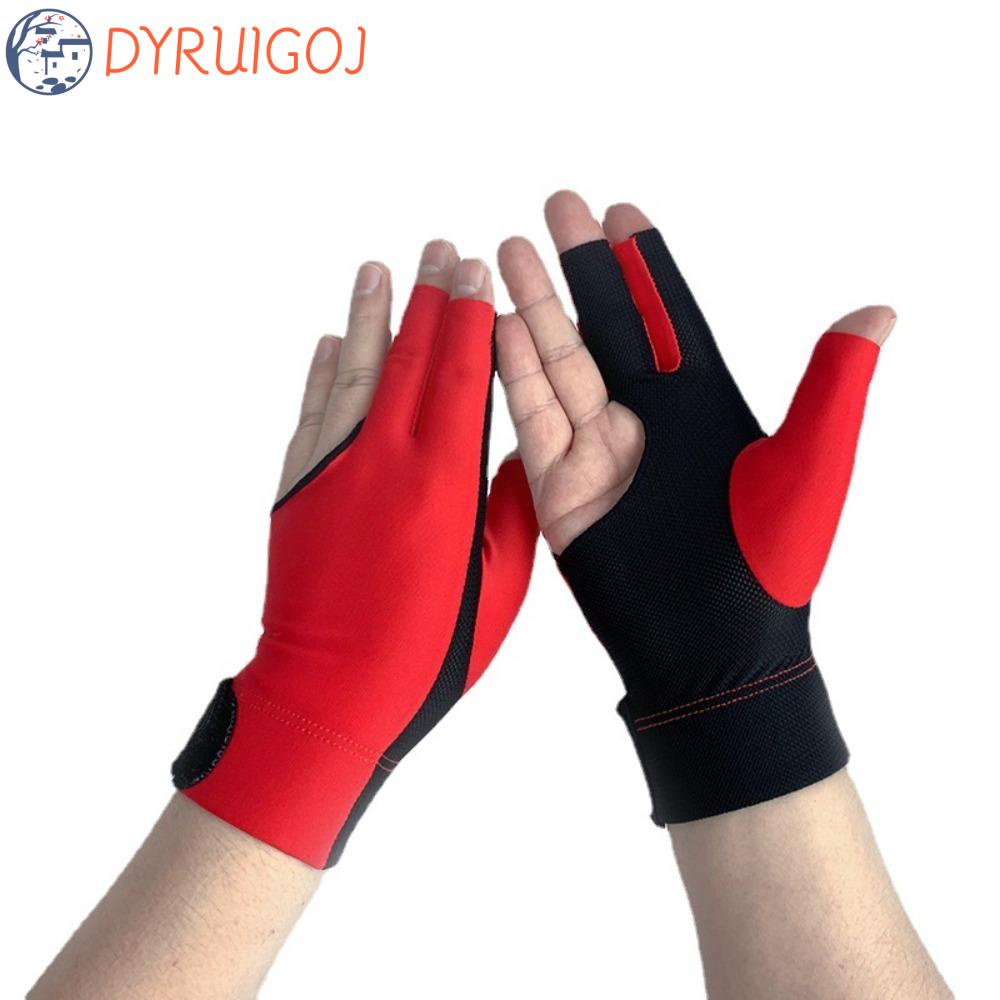 Găng Tay Ba Ngón Chống Trượt Thoáng Khí Dùng Để Chơi Bida