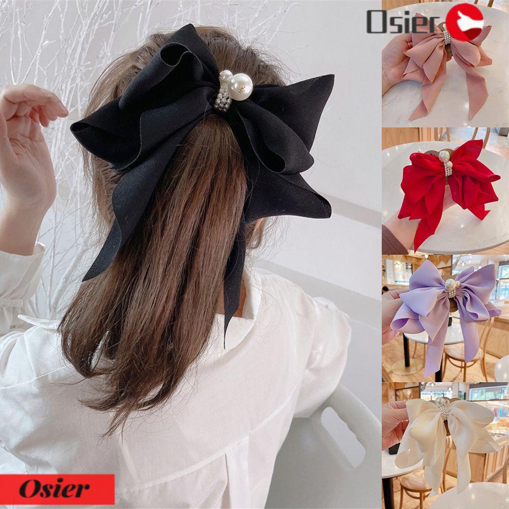 OSIER1 Kẹp Tóc Đuôi Ngựa Dễ Thương Cho Bé Gái