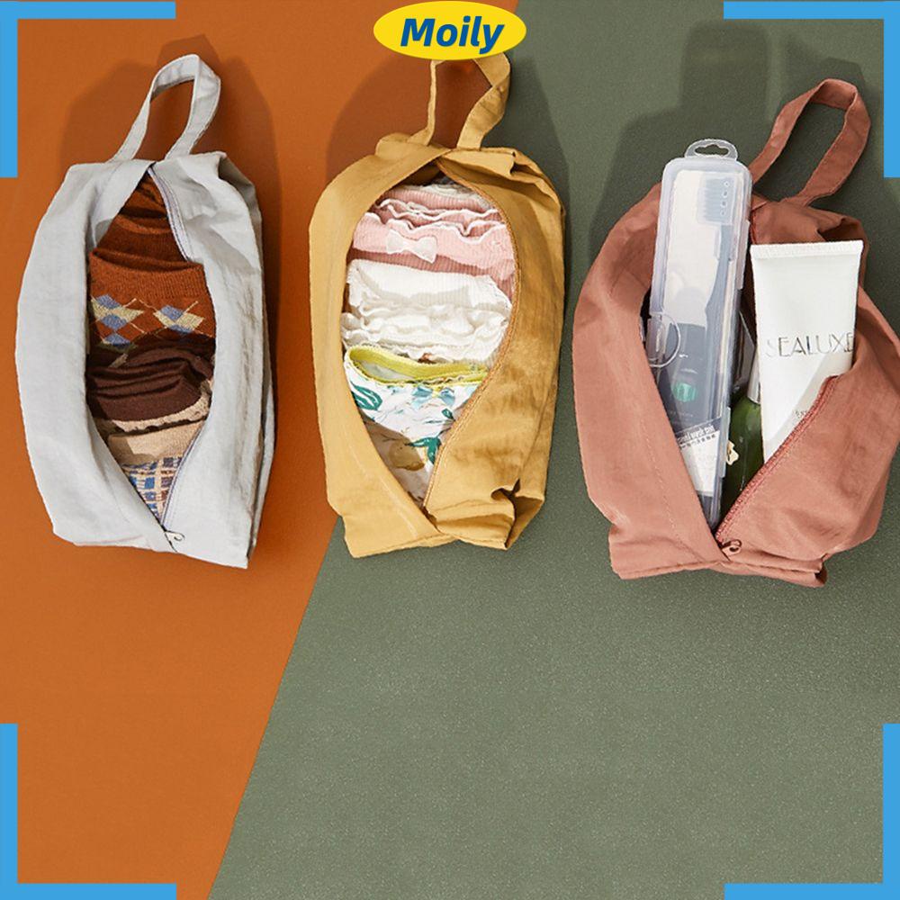 MOILYVN Túi Đựng Mỹ Phẩm Có Khóa Kéo Tiện Lợi Khi Đi Du Lịch