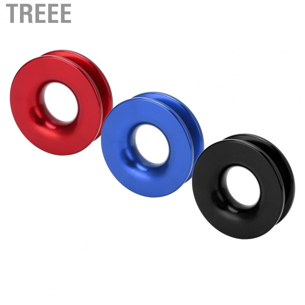 Treee Soft Shackle Recovery Ring  Lightweight 41000lbs Breaking Strength Winch Functional for Trailers SUVs Trucks
