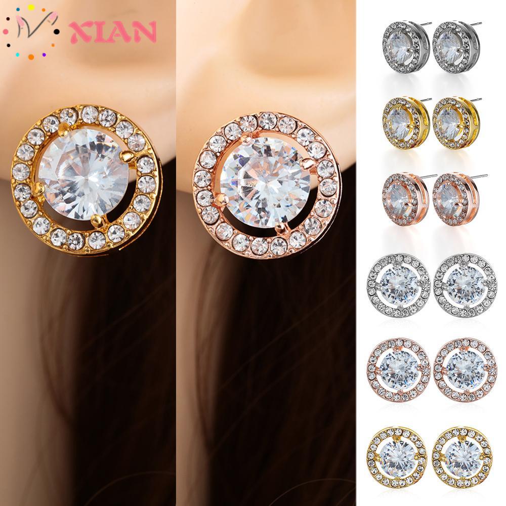 XIANTIN Bông Tai Đính Hôn Thời Trang Cho Nam Và Nữ