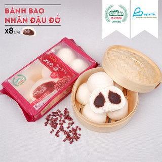 [Sing Shiok] [MUA 2 TẶNG 1] Bánh bao nhân đậu đỏ Lim Kee SINGAPORE 280G/ 8 bánh