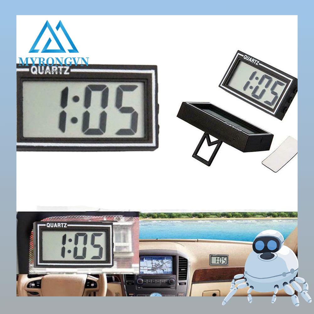 MYRONGVN Đồng Hồ Kỹ Thuật Số Mini Hẹn Giờ Và Ngày Tháng Cho Xe Hơi