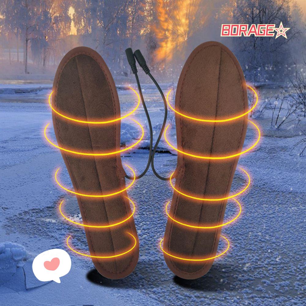 BORAG Đế Lót Giày Giữ Ấm Có Cổng Sạc USB Tiện Lợi Dành Cho Hoạt Động Ngoài Trời