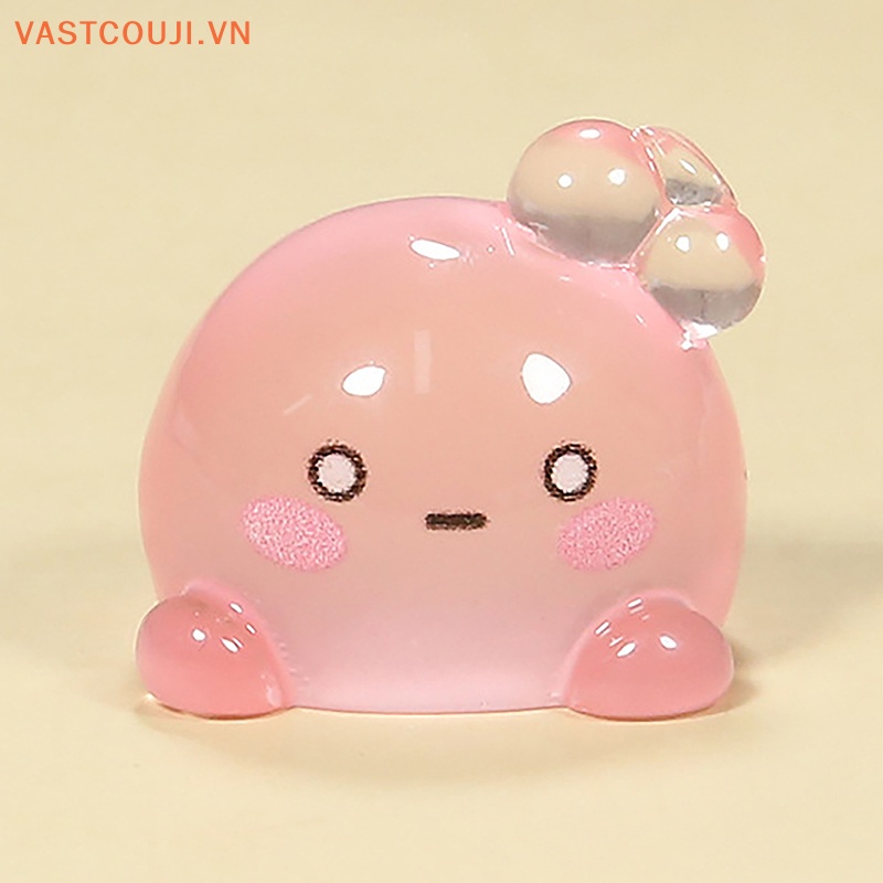 Bộ 2 Mô Hình VASTJI Mini Bằng Nhựa Resin Phát Quang Trang Trí Bảng Điều Khiển Xe Hơi