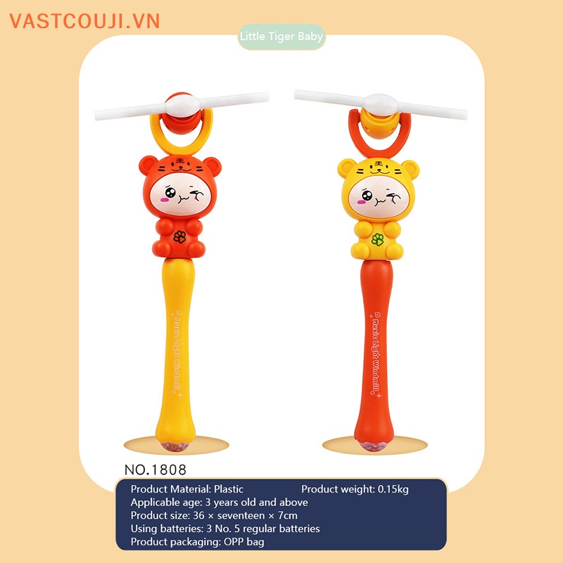 Chong Chóng Đồ Chơi Có Đèn LED Hình Động Vật Dễ Thương