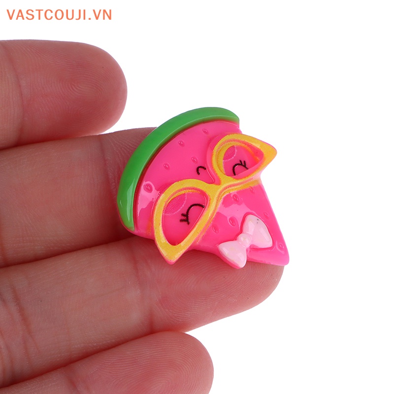 Bộ 10 Mô Hình Trái Cây Mini Bằng Nhựa Dùng Trang Trí Sổ Tay DIY