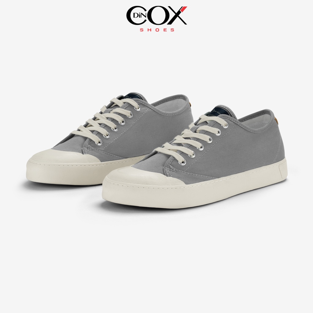 Giày Sneaker Vải Canvas Nam Nữ E16 Grey Đơn Giản Sang Trọng