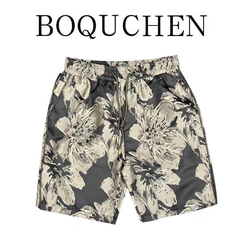 Set Áo Thun Tay Ngắn Và Quần Short In Họa Tiết BOQUCHEN2023 Phong Cách Đường Phố Thời Trang Mùa Hè Cho Nam