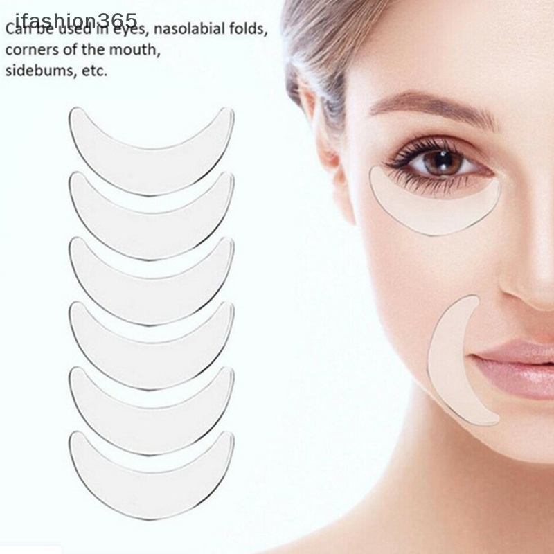 Set 18 Miếng Dán Silicone Loại Bỏ Nếp Nhăn Ở Trán Có Thể Tái Sử Dụng ifashion365