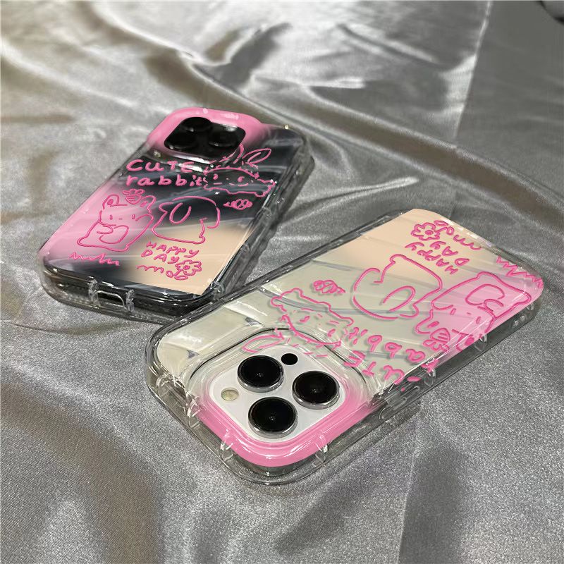 Ốp Điện Thoại Mềm Hình Thỏ Đang Nhảy Múa Cho iPhone14promax plus7sins / 8131211Ốp Điện Thoại Trong Suốt Họa Tiết Hoạt Hình Dễ Thương Cho Iphone xr N7Dhh