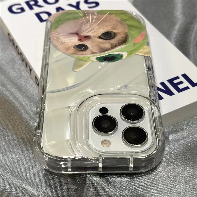 Ốp Điện Thoại Mềm Màu Xanh Lá In Họa Tiết Dễ Thương Cho Iphone 7 8plus 14Promax Xr111312Phụ Kiện Cho Toumao / Od8T8T