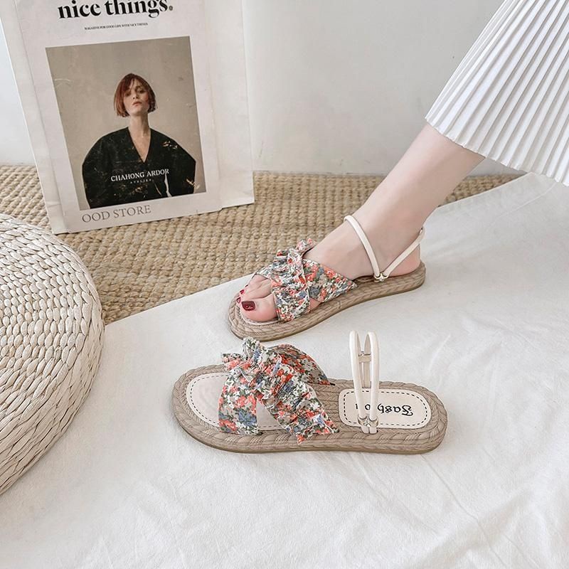 Sandal Quai Chéo Thời Trang Mùa Hè 2023 Mới Cho Nữ