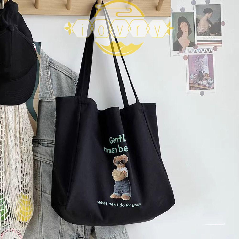 Túi vải Cỡ Lớn In Họa Tiết Thời Trang Đường Phố Cho Nữ