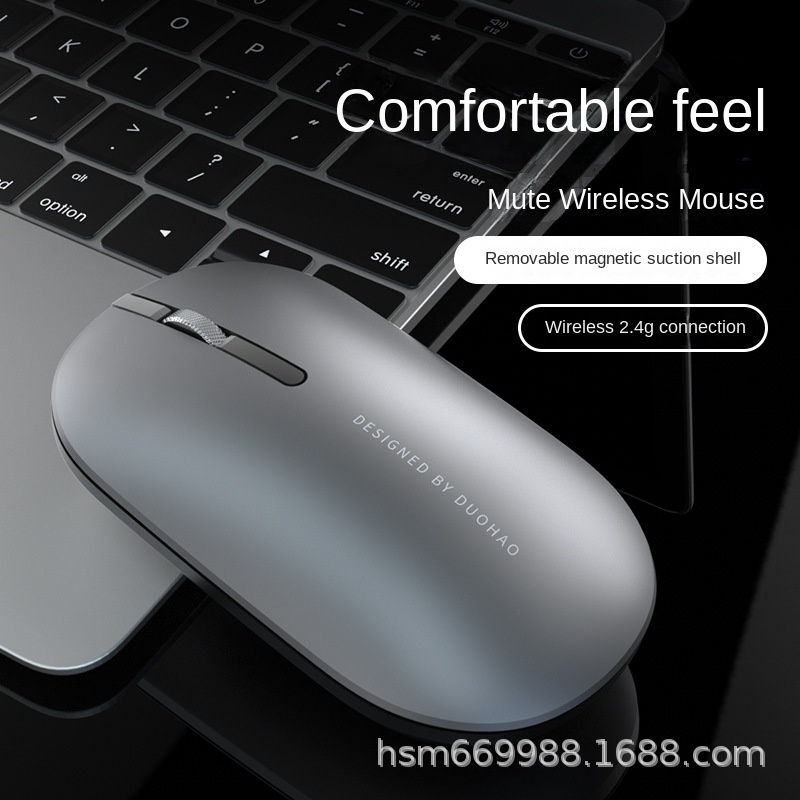 Chuột Không Dây Từ Nắp Chia Tắt Tiếng Chung Máy Tính Xách Tay Văn Phòng Máy Tính Đa Năng Chuột