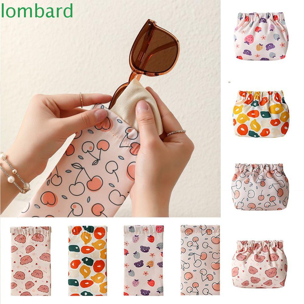 Túi Đựng Đồ Trang Điểm / Dây Cáp Dữ Liệu Hình Quả Trứng / Gấu / Lá Lò Xo Tự Đóng Cho Nữ