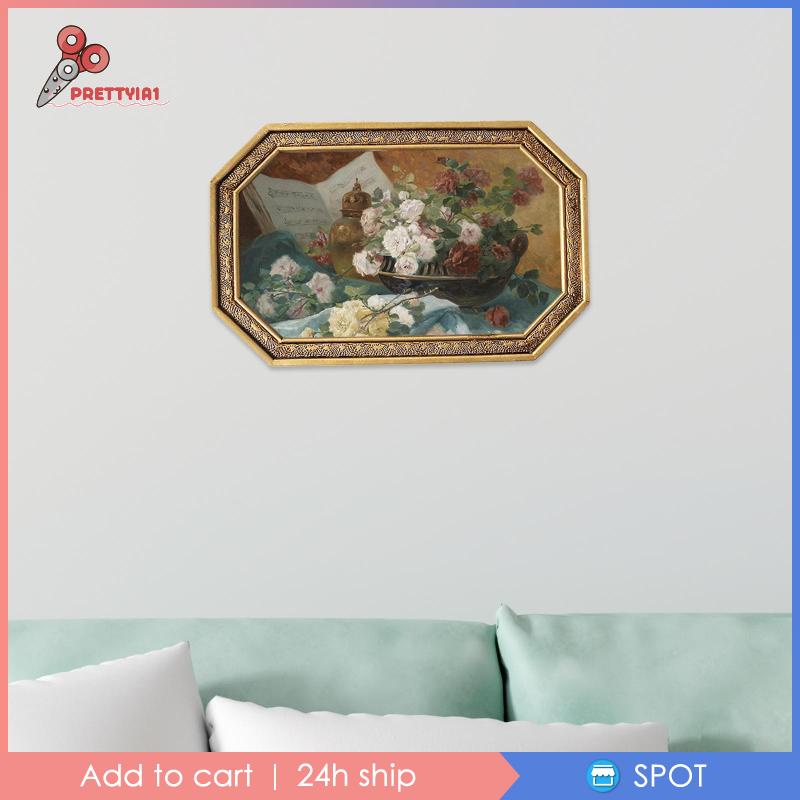 1 [Prettyia1] Khung Ảnh Phong Cách Cổ Điển Trang Trí Đám Cưới / Nhà Ở / Văn Phòng