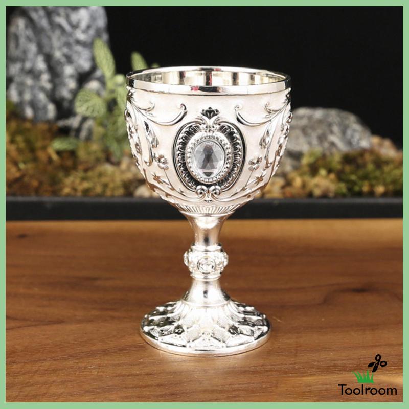 Cốc Uống Nước Mini Bằng Kim Loại Chống Vỡ Phong Cách Trung Cổ 30ml