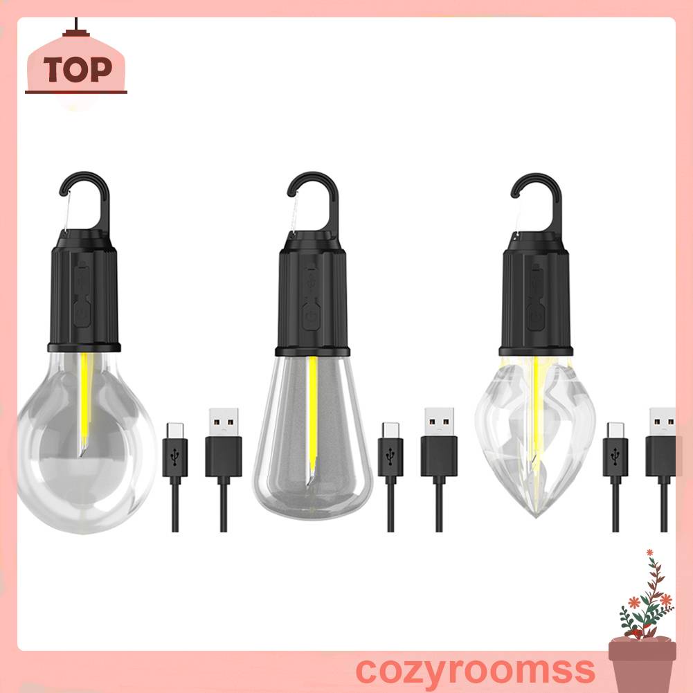 Đèn LED Cắm Trại Chống Thấm Nước 400mAh 100LM Kèm Móc Tiện Dụng