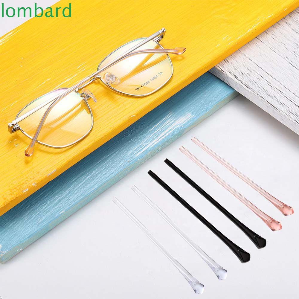 LOMBARD 1 Cặp Móc Đeo Tai Trong Suốt Chống Thất Lạc Chống Trượt Tiện Dụng