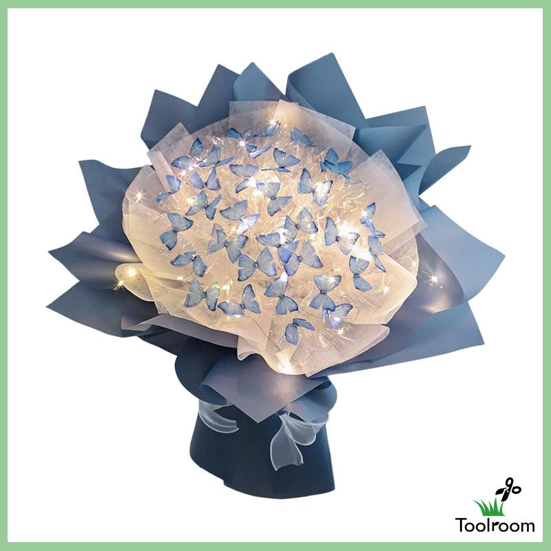 Túi Đựng Quà Họa Tiết Bươm Bướm / Hoa Xinh Xắn DIY