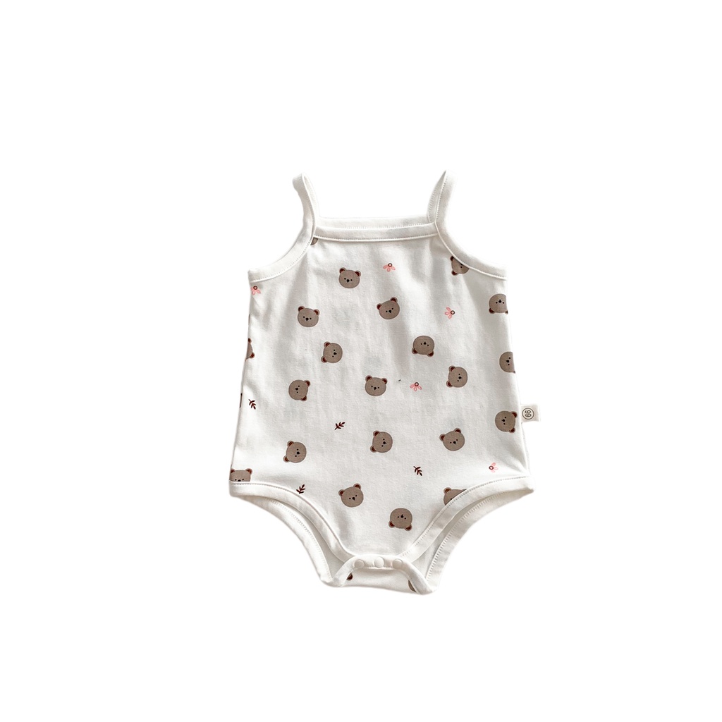 Mùa Hè Bé Jumpsuit Ins Hàn Quốc Bé Jumpsuit Quần áo Trẻ Em 0-24 Tháng